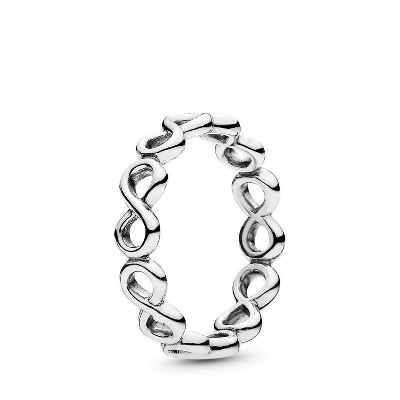 Pandora Australia Infinite Shine Stackable Ring - Sterling Silver | KCWJRD652